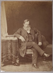 Pavel Melnikov, takma ad Andrey Pechersky - Pavel Ivanovich Melnikov (Andrey Pechersky) (1818-1883), Karelin, Andrey Osipovich (1837-1906). Albümin Fotoğrafı