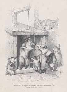 Bize diyor ki: ağlama, Act! Hayvanların Özel ve Kamusal Yaşamından Sahnelerden..., yakl. 1837-47.