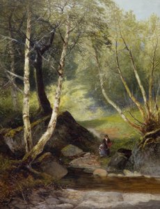 Huş ağaçlarının arasında by Andrew Brandish Holte