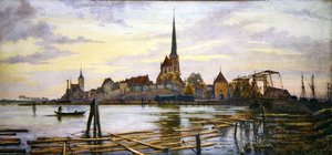 Rostock (kağıt üzerine sulu boya) by Andrew Brown Donaldson