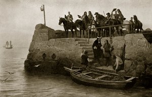II. James'in uçuşu, 1688, 'Hutchinson's Story of the British Nation'dan bir çizim, c.1923