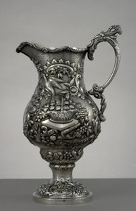 Sürahi, c. 1853 (gümüş) by Andrew Ellicott Warner