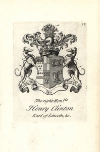 Sağ onurlu Henry Clinton, Lincoln'ün 7. Kontu'nun arması ve arması by Andrew Johnston