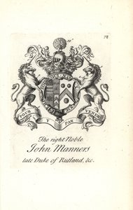 Sağ asil John Manners, 2. Rutland Dükü