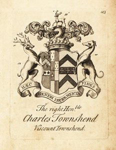 Çok Saygıdeğer Charles Townshend'in arması, 2. Vikont Townshend by Andrew Johnston