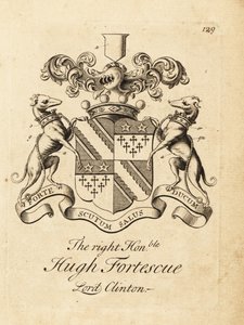 Sağ Saygıdeğer Hugh Fortescue arması by Andrew Johnston