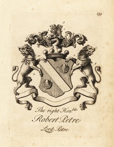 Saygıdeğer Robert Petre, Lord Petre, 8. Baron Petre