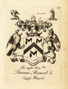 Sayın Thomas Mansel, Lord Mansel'in arması by Andrew Johnston