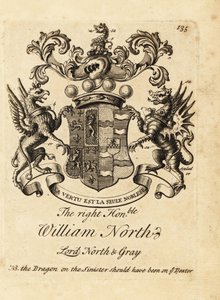 Çok Saygıdeğer William North, Lord North & Gray, 6. Baron North, 2. Baron Gray arması by Andrew Johnston