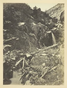 City Creek Canon, Wasatch Dağları, Salt Lake Valley by Andrew Joseph Russell