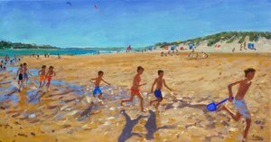 Formda kalmak, Wells next the Sea, (tuval üzerine yağlı boya) by Andrew Macara