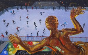 Prometheus, Rockefeller Buz Pisti, New York. 2018 by Andrew Macara