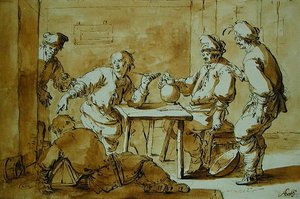 Barda, 1633 (kağıt üzerinde kalem ve mürekkep yıkama)