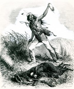 Kızılderililerin Ölü Düşmanı Ayırmaları, 1867 by Ange Louis 1815 72 after Janet