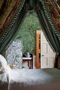 İskoç Kraliçesi Soyunma Odası, Chatsworth House, Derbyshire (fotoğraf)