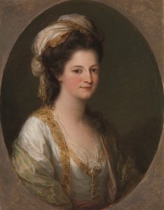 Portrait of a woman, traditionally identified as Lady Hervey by Angelica Kauffmann