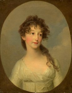 Muhtemelen Franciska Krasinska, Courland Düşesi, c. 1790.