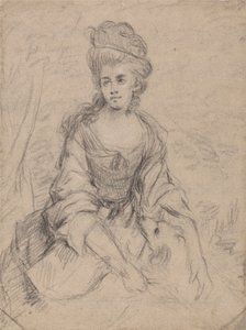 Bir Bayanın Portresi by Angelica Kauffmann