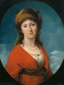 Marie Therese Kontes Meerfeld, kızlık soyadı Kontes Dietrichstein by Angelica Kauffmann