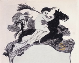 Havada hareket eden cadılar. Jugend için Angelo Jank