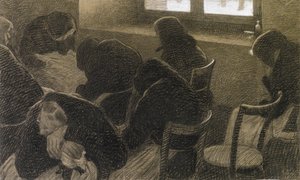 Kış uykusu, c. 1902. by Angelo Morbelli