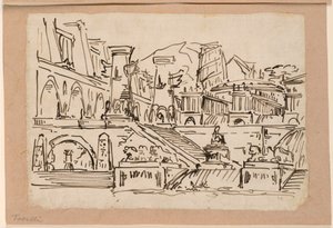 Sahne Tasarımı, Antik Yapılar Grubu by Angelo Toselli