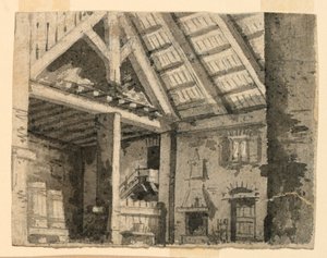 Sahne Tasarımı, Bir Ülke Lojmanının İç Mekanı by Angelo Toselli
