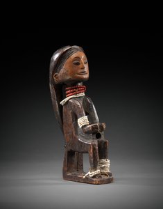 Boru (cam boncuklu ahşap)