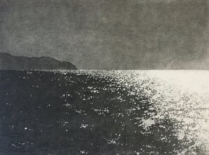 Dans eden ışık, 2021 (kağıt üzerinde aquatint)