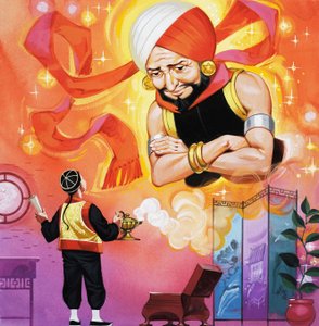 Alaaddin ve Muhteşem Lambası by Angus McBride