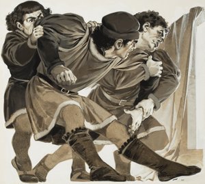 Baldaccio (1400-41) (kağıt üzerine guaj) by Angus McBride