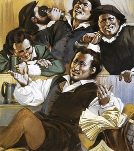 Ben Jonson (1572-1637), Rönesans dönemi dram yazarı by Angus McBride