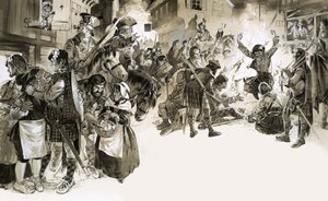 Genç Pretender Charles Edward Stuart 1745