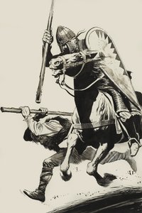 Bir Norman tarafından kovalandı by Angus McBride
