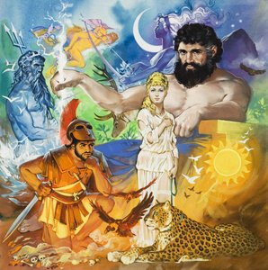 Klasik Montaj (kağıt üzerine guaj) by Angus McBride