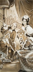 Kont Cagliostro (kağıt üzerine guaj) by Angus McBride