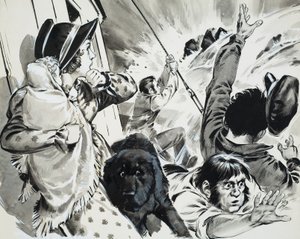 Mississippi Vapuru (kağıt üzerine guaj) by Angus McBride