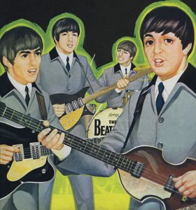 The Beatles (renkli taş baskı) by Angus McBride