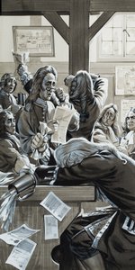 Güney Denizi Balonu (kağıt üzerine guaj) by Angus McBride