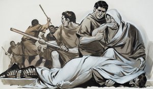 Tiberius Gracchus (kağıt üzerine guaj)