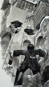 Ventilatör Şaftı (kağıt üzerine guaj) by Angus McBride