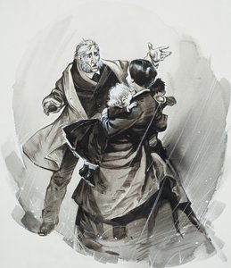 "Diğerleri nerede" (kağıt üzerine guaj) by Angus McBride