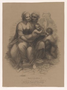 Vaftizci Yahya ve Elisabeth ile Kutsal Aile Kutsal Aile (nesnedeki başlık) by Anker Smith