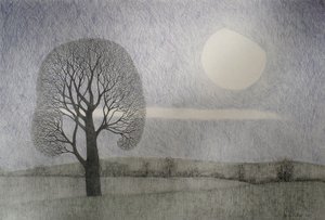 Şubat Ayı, 2010 (kağıt üzerine renkli kalem)