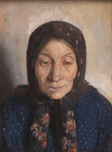Yaşlı Bir Balıkçının Karısı by Anna Ancher
