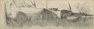 Leukerbad yakınlarındaki Dala Vadisi'nde şelale by Anna Catharina Maria van Eeghen (possibly)