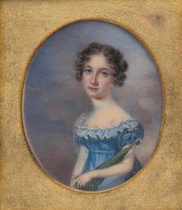 Sarah Ann Beck, yaklaşık 1818. by Anna Claypoole Peale