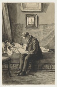 Genç adam kıza okuyor