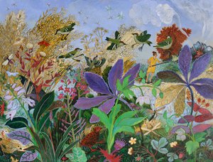 Burning Off, 2014 (akrilik) by Anna Pugh