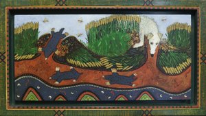 Tepedeki Köstebek, 2016 (akrilik) by Anna Pugh